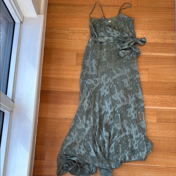 Elegant Green Bridesmaid Dress BHDLN - Picture 4 of 9